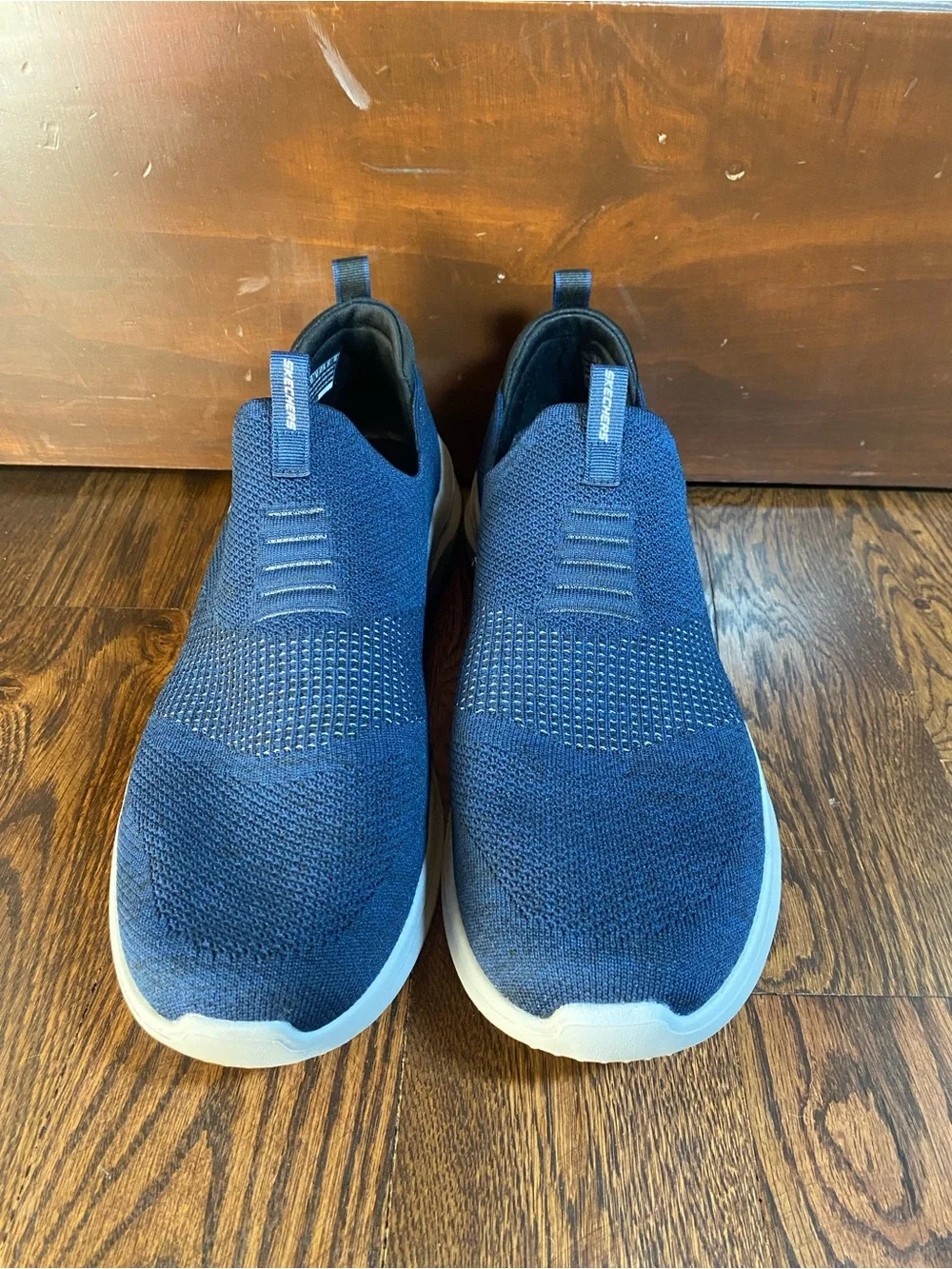 Skechers Men’s Size 13 Navy Blue Slip-Ons Air Cooled Memory Foam